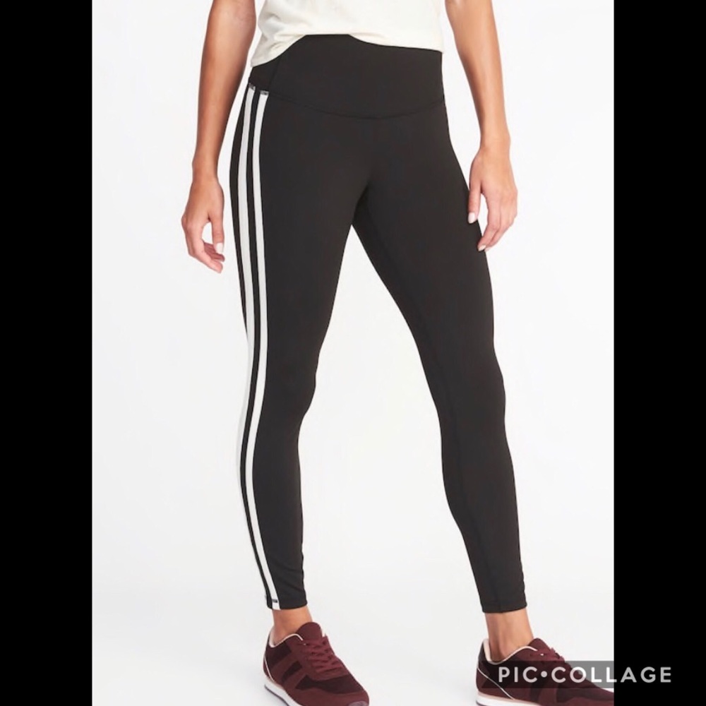 Old navy side striped leggings (athletic)